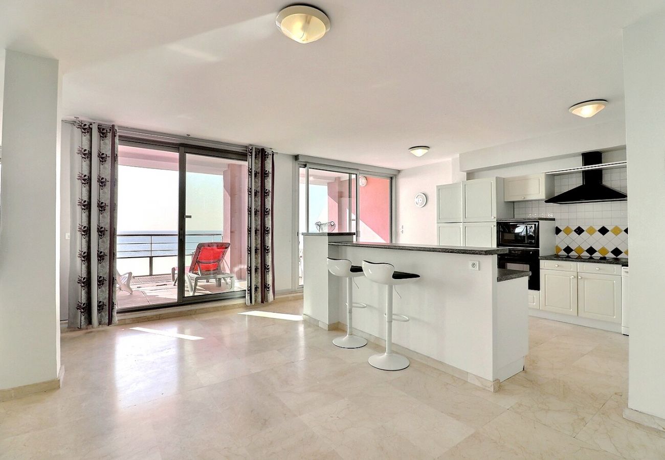Appartement à Valras-Plage - Magnifique appartement en front de mer, idéal pour 6 personnes (ref 330444)