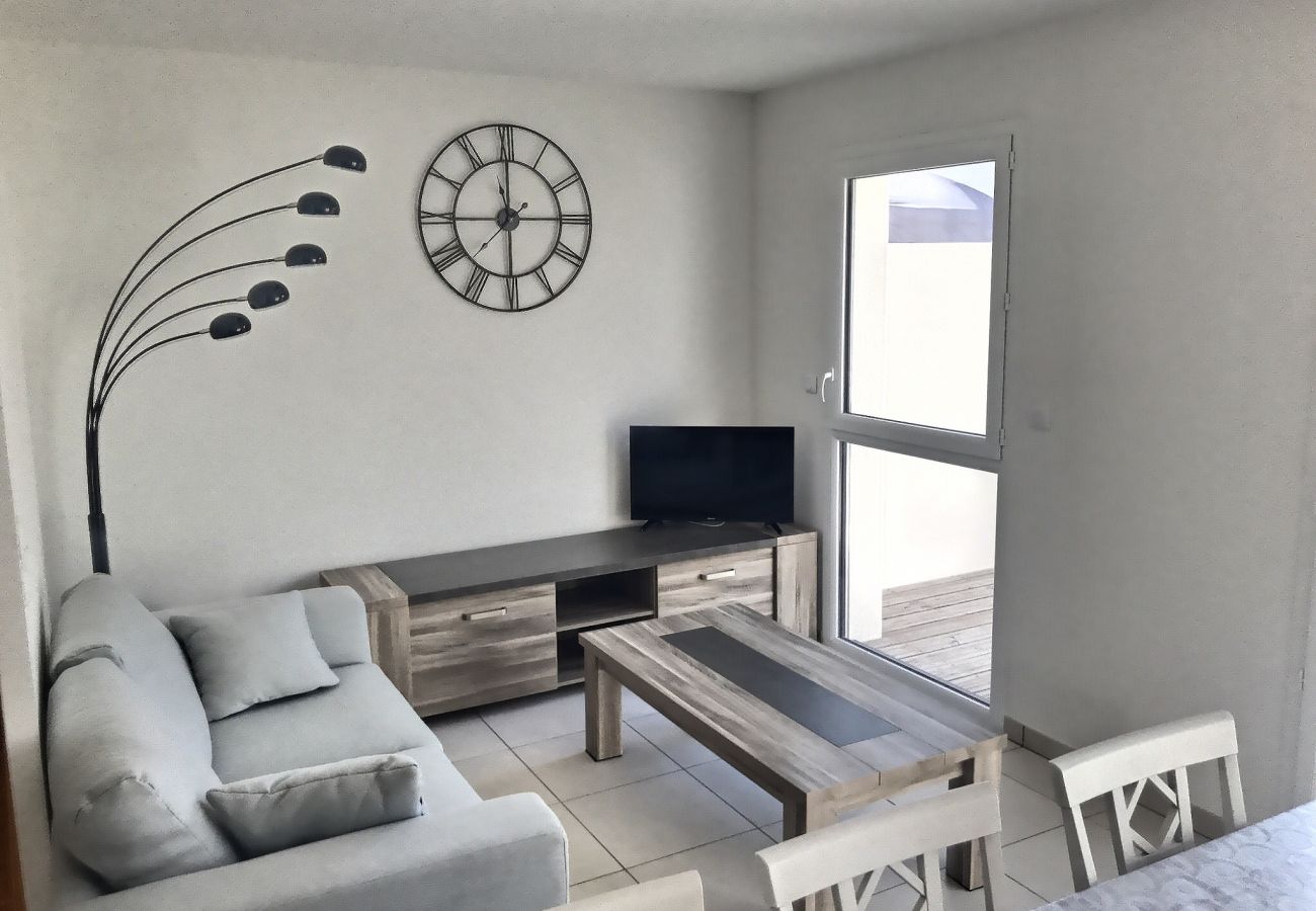 Maison à Sérignan - VILLA BIANCA - Pavillon climatisé à 500m de la plage avec jardin (ref 335783)