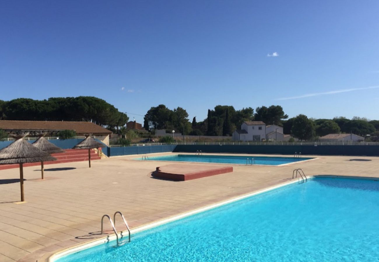 Maison à Vendres - HORIZON BLEU - Pavillon indépendant pour 6 personnes dans une résidence sécurisée avec piscine (ref 336265)