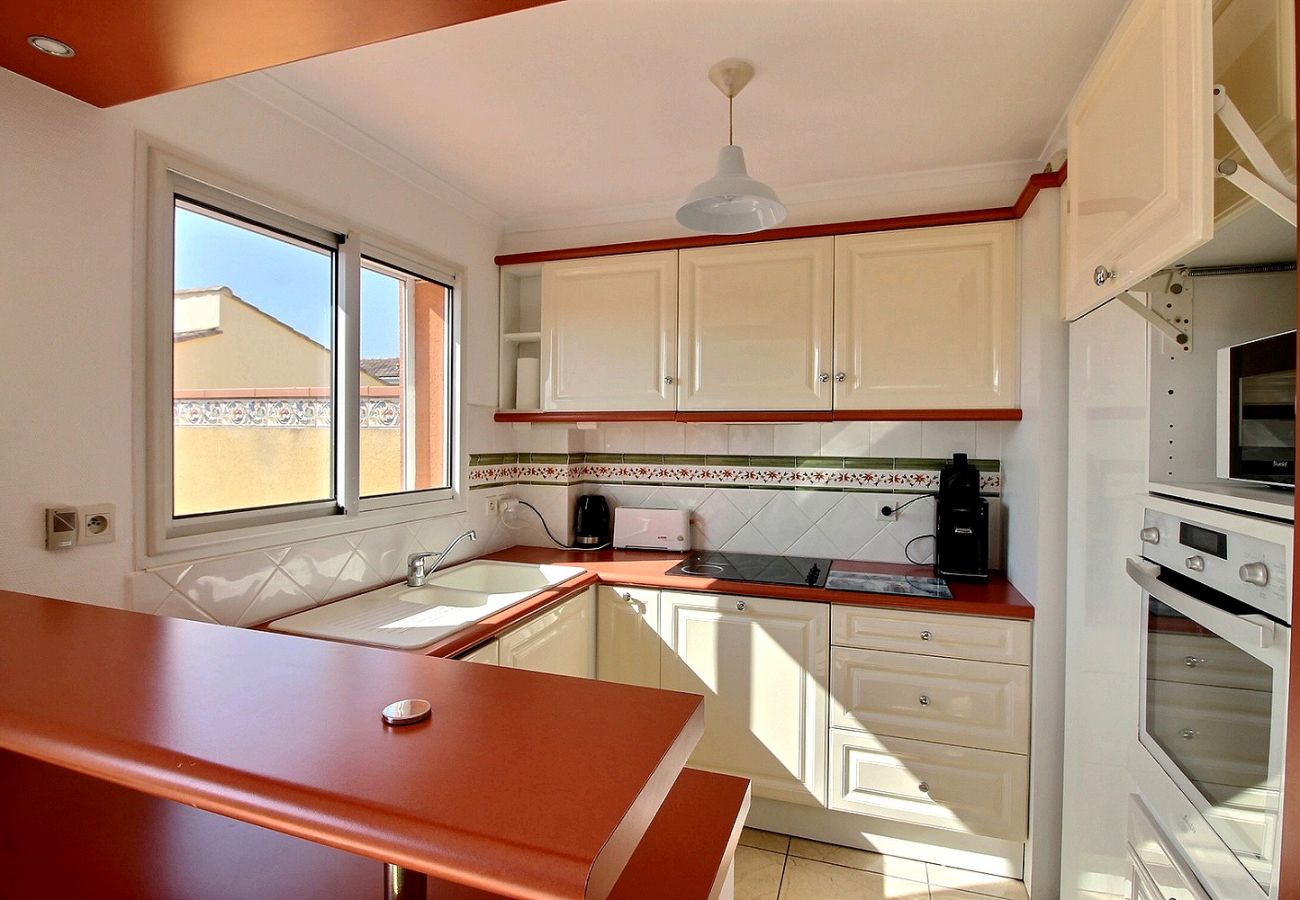 Maison à Valras-Plage - LES JARDINS DU LAMPARO - Spacieuse maison pour 6 personnes, proche mer et commerces (ref 337015)