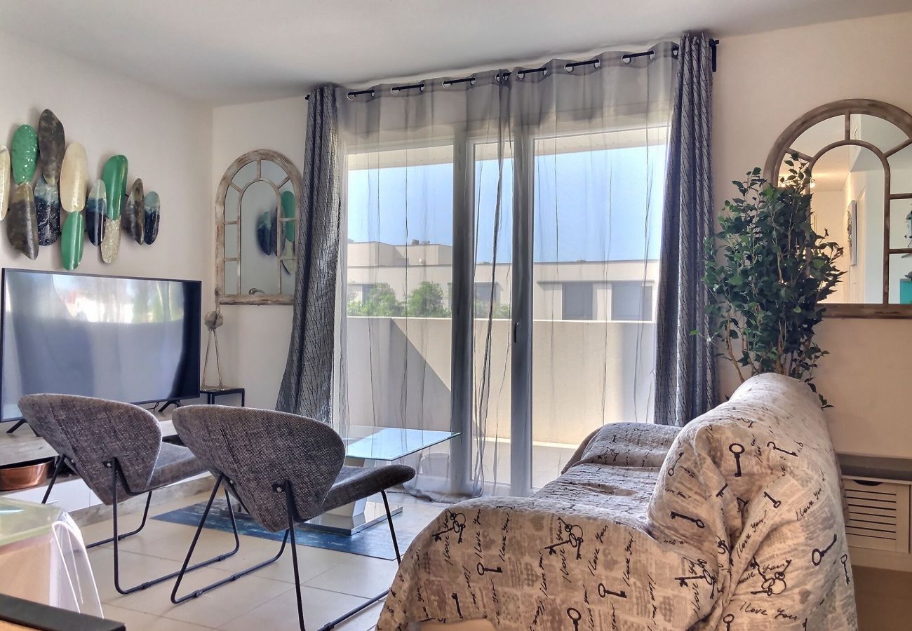 Appartement à Sérignan - Appartement spacieux pour 4 pers + bébé à 500m de la mer (ref 337687)