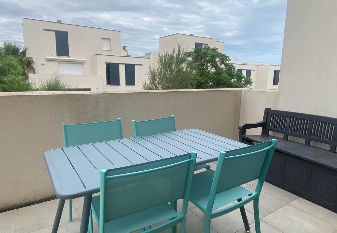 Appartement à Sérignan - VILLA BIANCA - Appartement DUPLEX climatisé à 500m de la plage  (ref 342733)