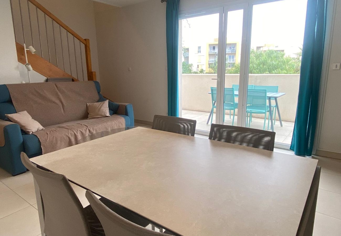 Appartement à Sérignan - VILLA BIANCA - Appartement DUPLEX climatisé à 500m de la plage  (ref 342733)