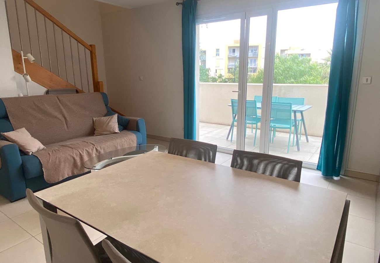 Appartement à Sérignan - VILLA BIANCA - Appartement DUPLEX climatisé à 500m de la plage  (ref 342733)