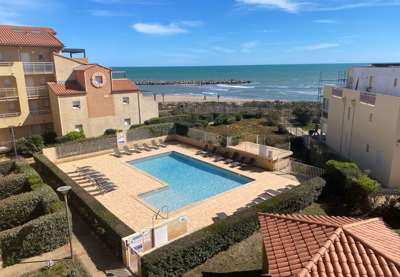 Appartement à Valras-Plage - ALIZEA BEACH - Appartement lumineux avec VUE MER pour 6 personnes (ref 343443)