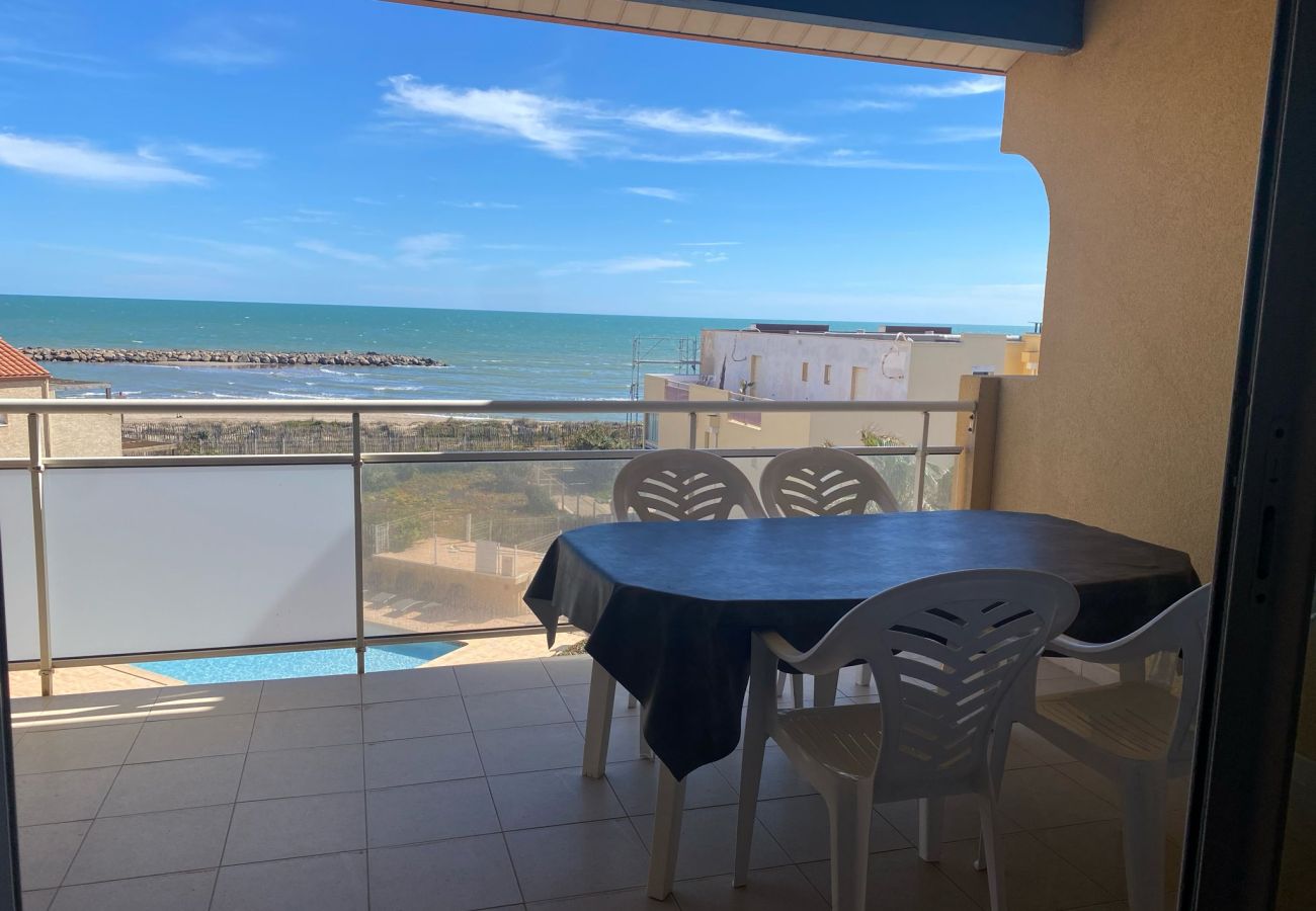 Appartement à Valras-Plage - ALIZEA BEACH - Appartement lumineux avec VUE MER pour 6 personnes (ref 343443)