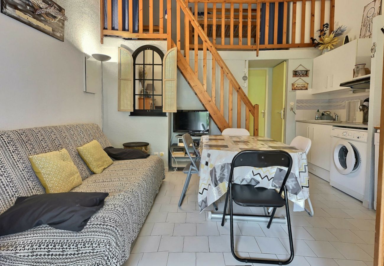 Maison à Valras-Plage - A 150 m de la plage : Agréable pavillon avec terrasse dans une résidence pour 6 personnes (réf343575)