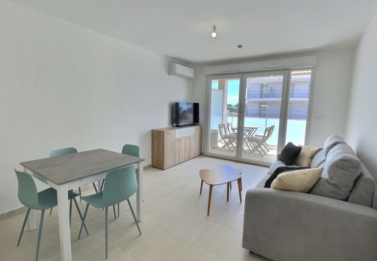 Appartement à Sérignan - LOGGIA VERDE -Appartement spacieux et lumineux dans une résidence à 450m de la mer. (ref 351177)