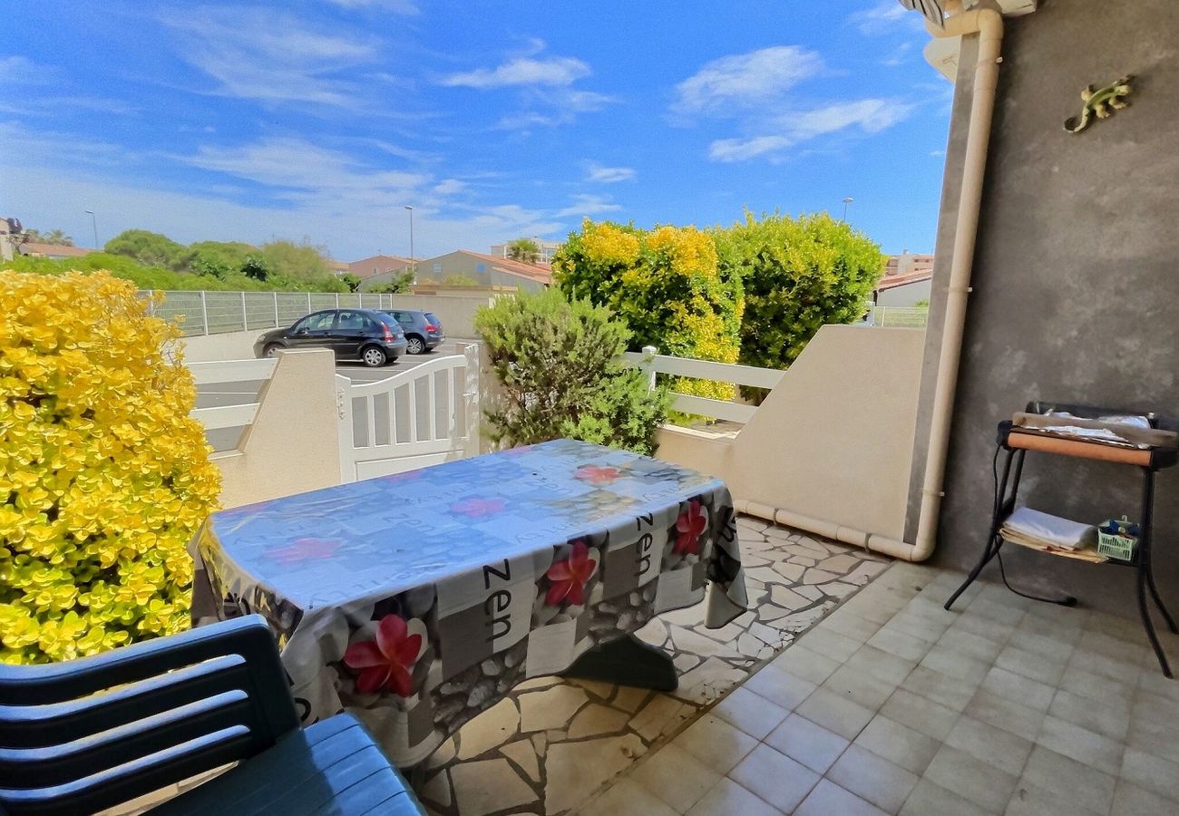 Maison mitoyenne à Valras-Plage - 200m de la plage : Petit pavillon  dans une résidence sécurisé (ref 351184)
