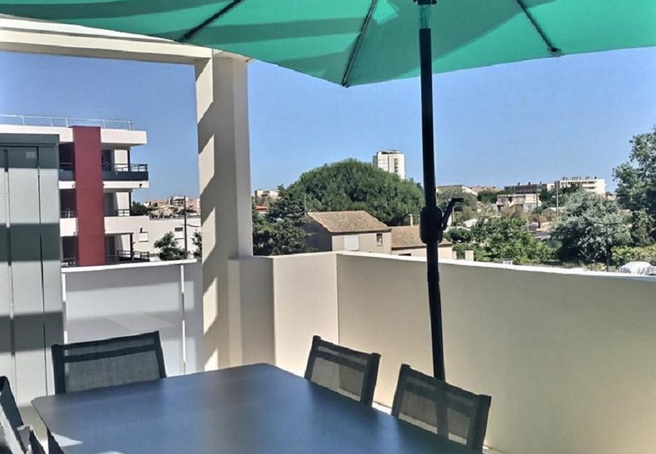 Appartement à Sérignan - A 450m de la mer Coquet appartement avec terrasse (ref 353783)
