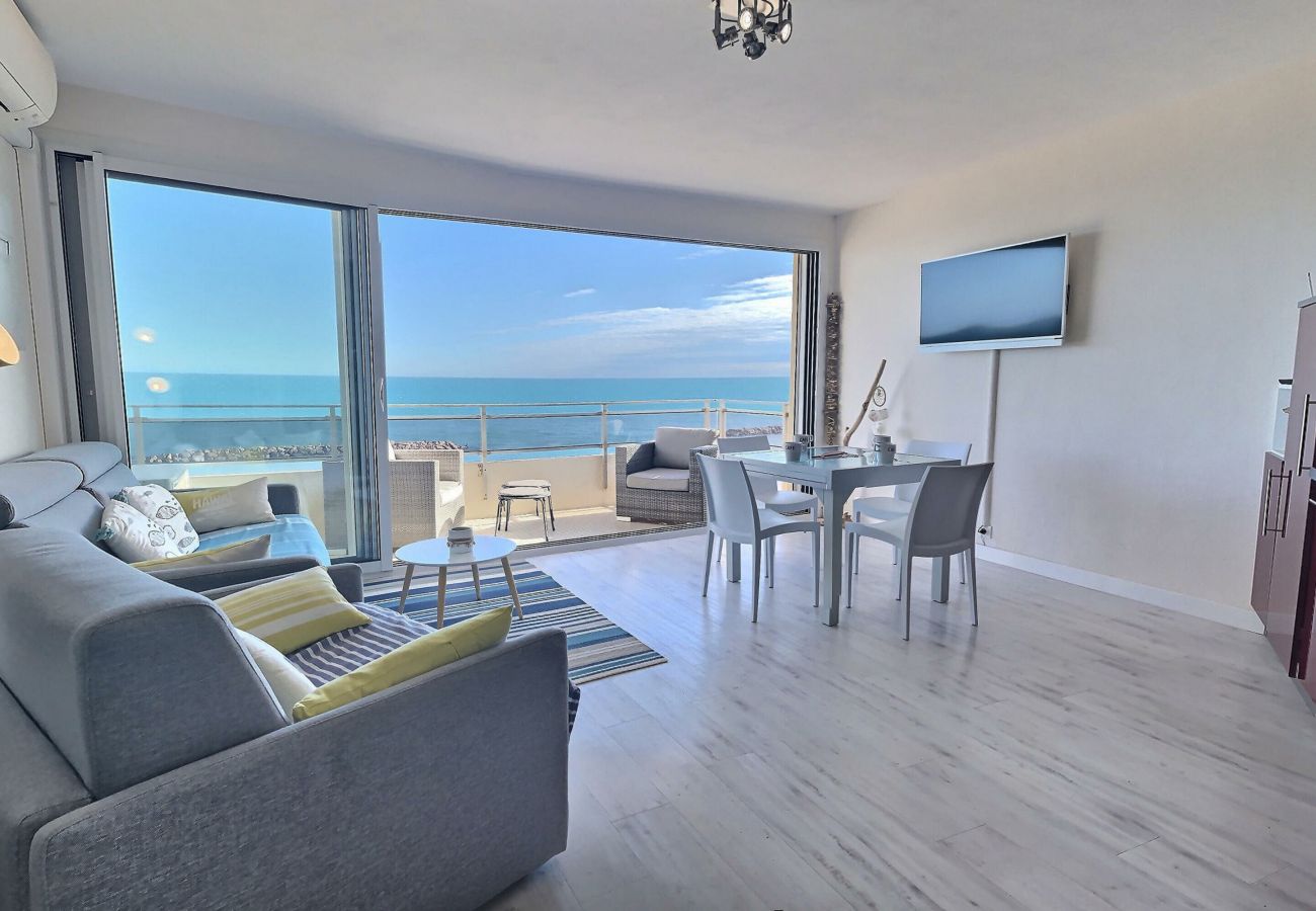 Appartement à Valras-Plage - BEL HORIZON - Magnifique appartement avec vue mer panoramique ! (ref 381853)