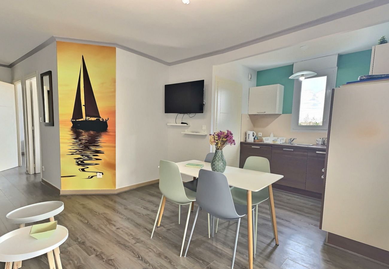 Appartement à Valras-Plage - Superbe appartement avec terrasse idéal pour 4 personnes (ref 383830)