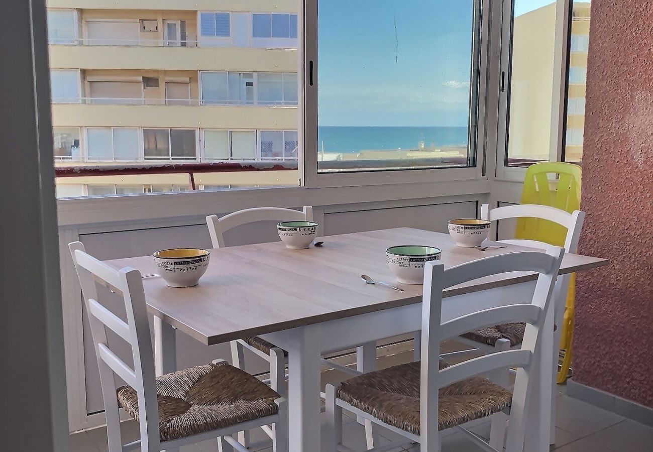 Appartement à Valras-Plage - A 50m de la plage : Coquet appartement vue mer ! (ref 391438)