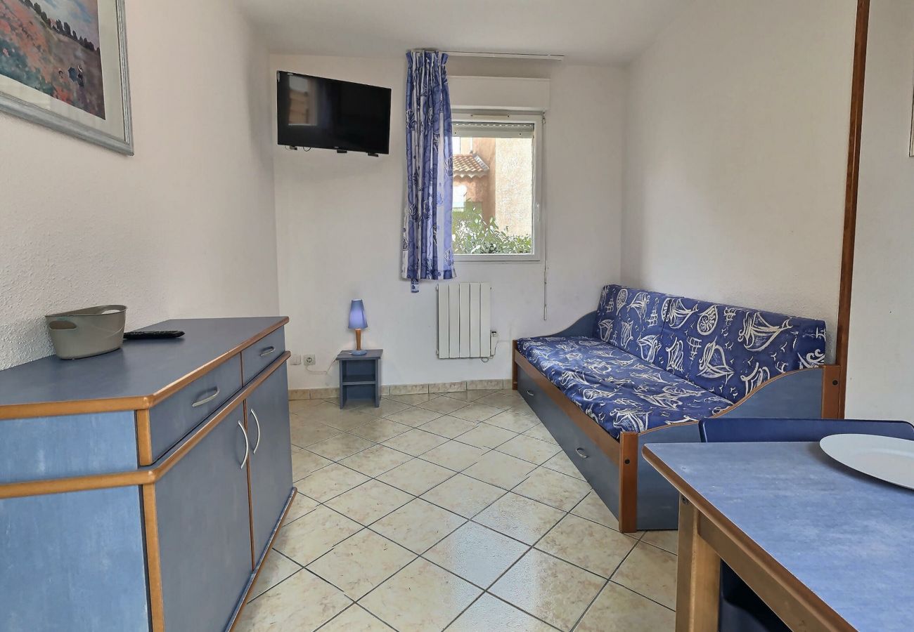 Appartement à Valras-Plage - Pavillon pour 6 personnes dans une résidence avec piscine (ref 425507)