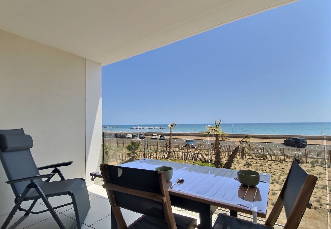 Appartement à Valras-Plage - Vue mer : agréable appartement pour 2 personnes (429697)