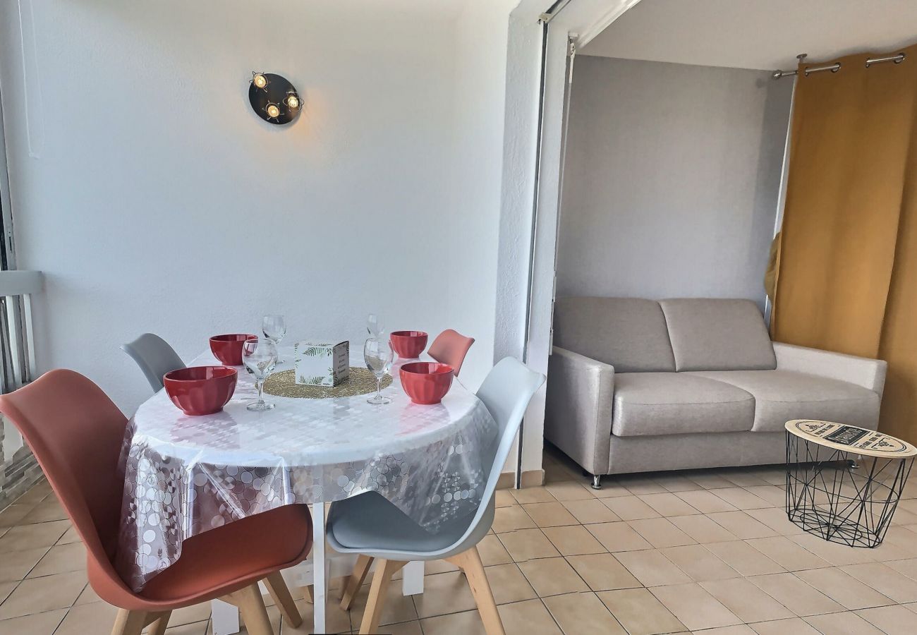 Studio à Valras-Plage - Lumineux studio pour 4 personnes au Port de Valras-Plage (ref 430606) 