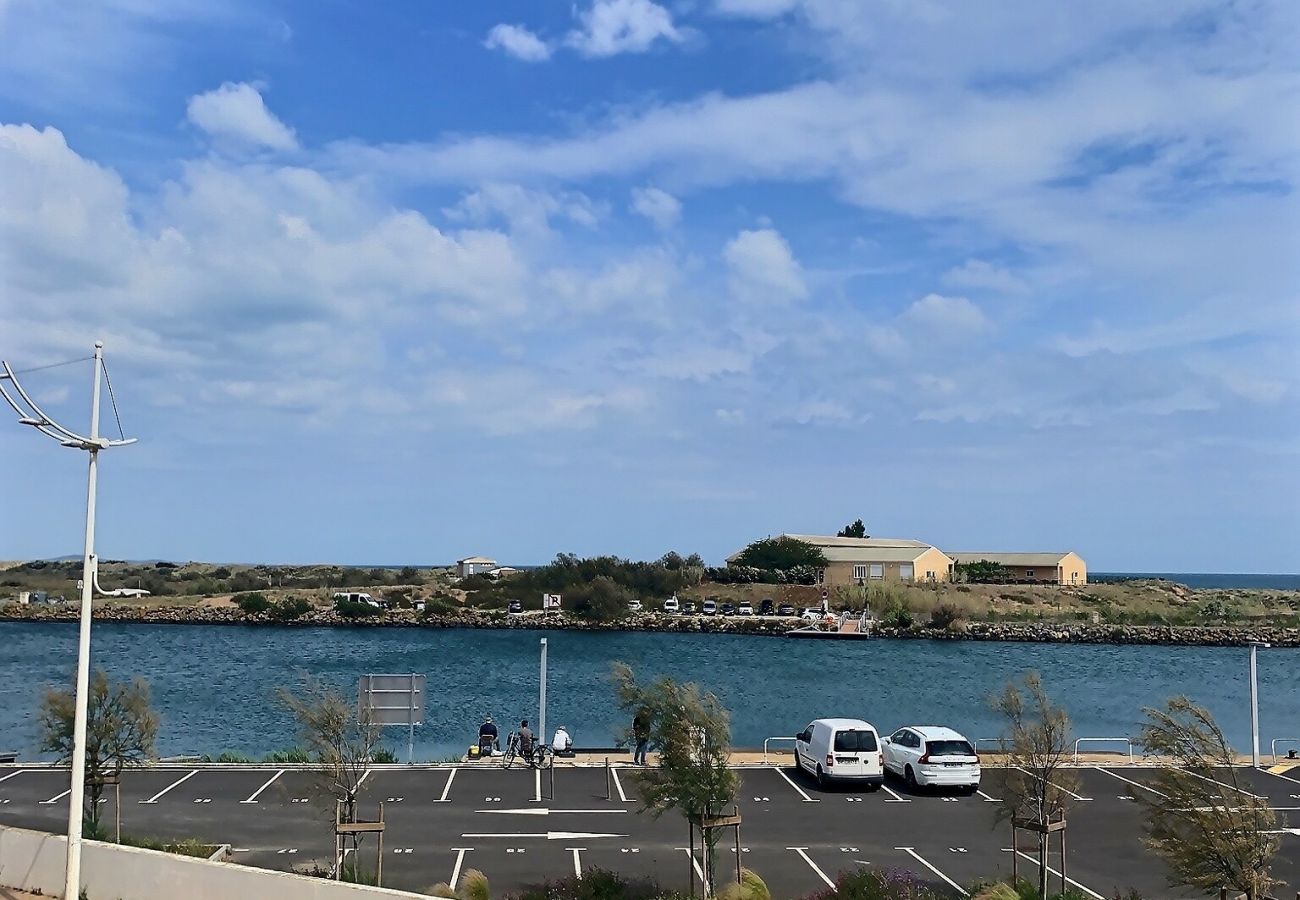 Studio à Valras-Plage - Lumineux studio pour 4 personnes au Port de Valras-Plage (ref 430606) 