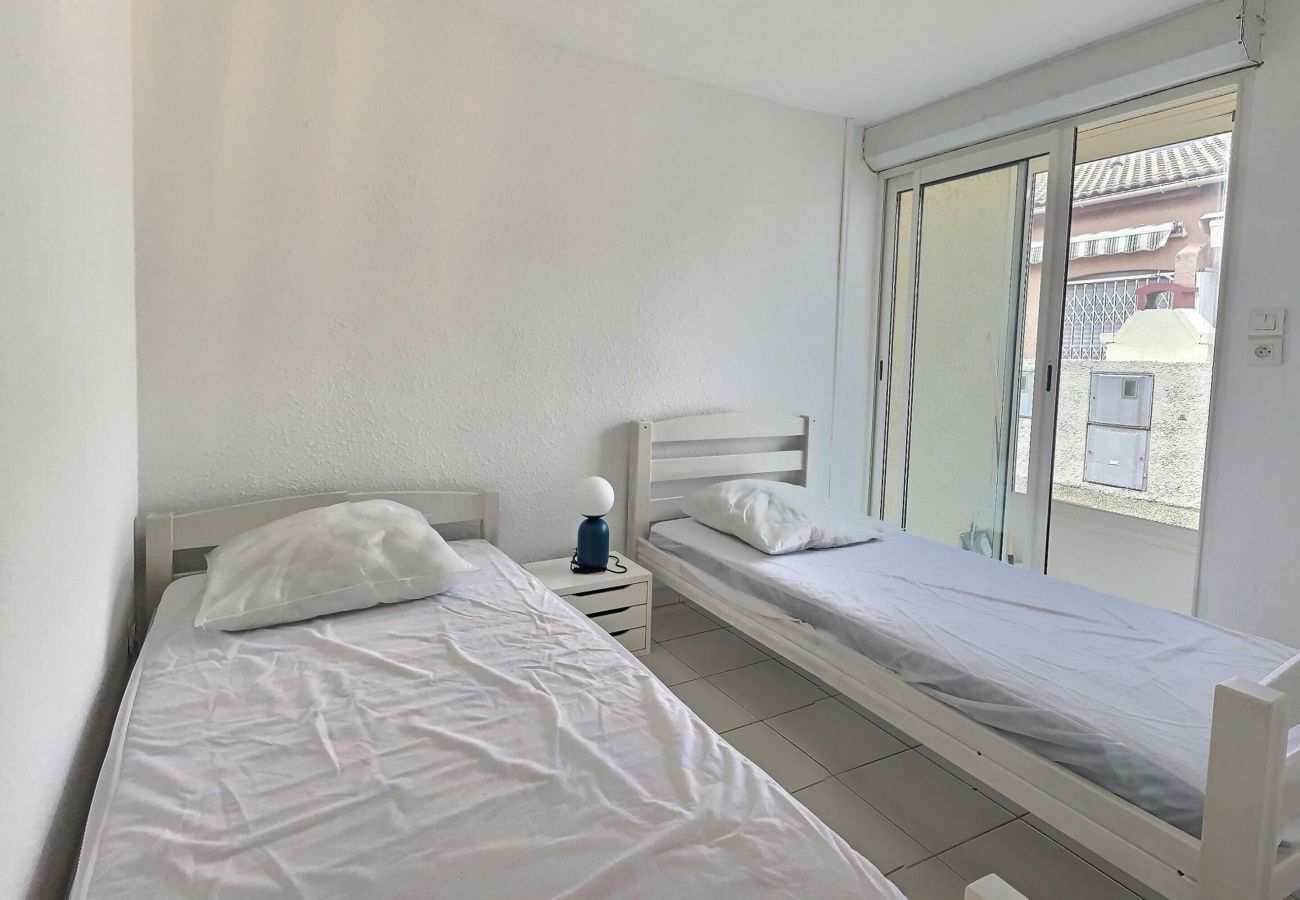 Maison mitoyenne à Valras-Plage -   290m de la plage : Pavillon avec terrasse (ref 433784) 