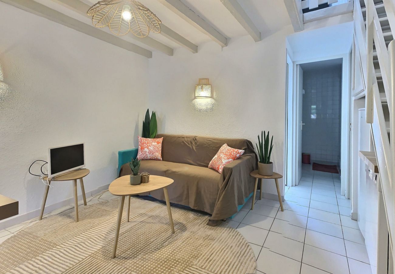 Maison mitoyenne à Valras-Plage -   290m de la plage : Pavillon avec terrasse (ref 433784) 