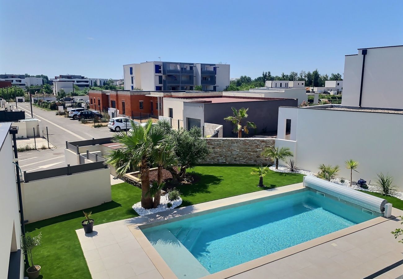 Villa à Sérignan - Magnifique villa climatisée avec piscine privée (ref 434729)