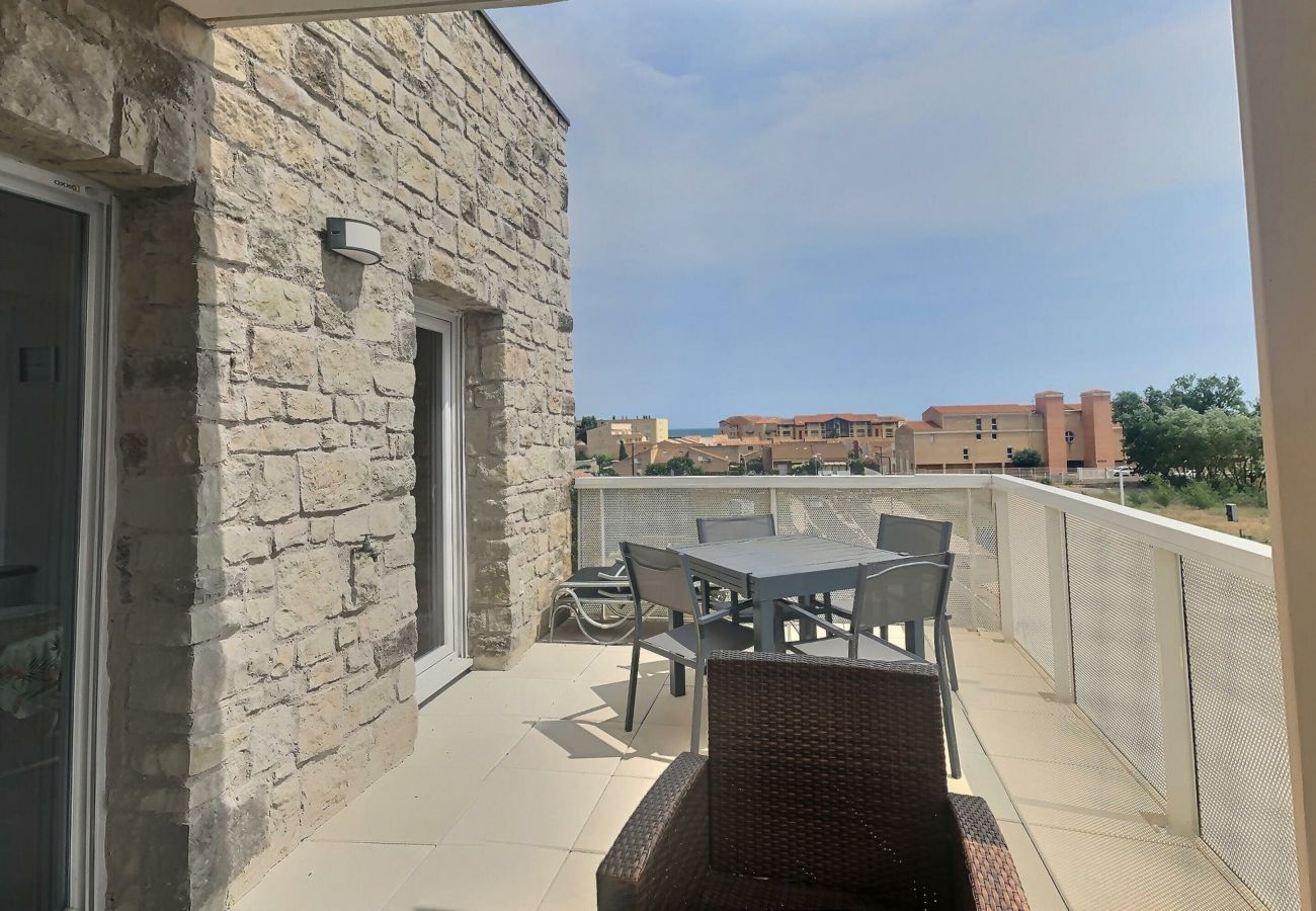 Appartement à Sérignan - Confortable appartement climatisé pour 7 personnes (ref 433810)