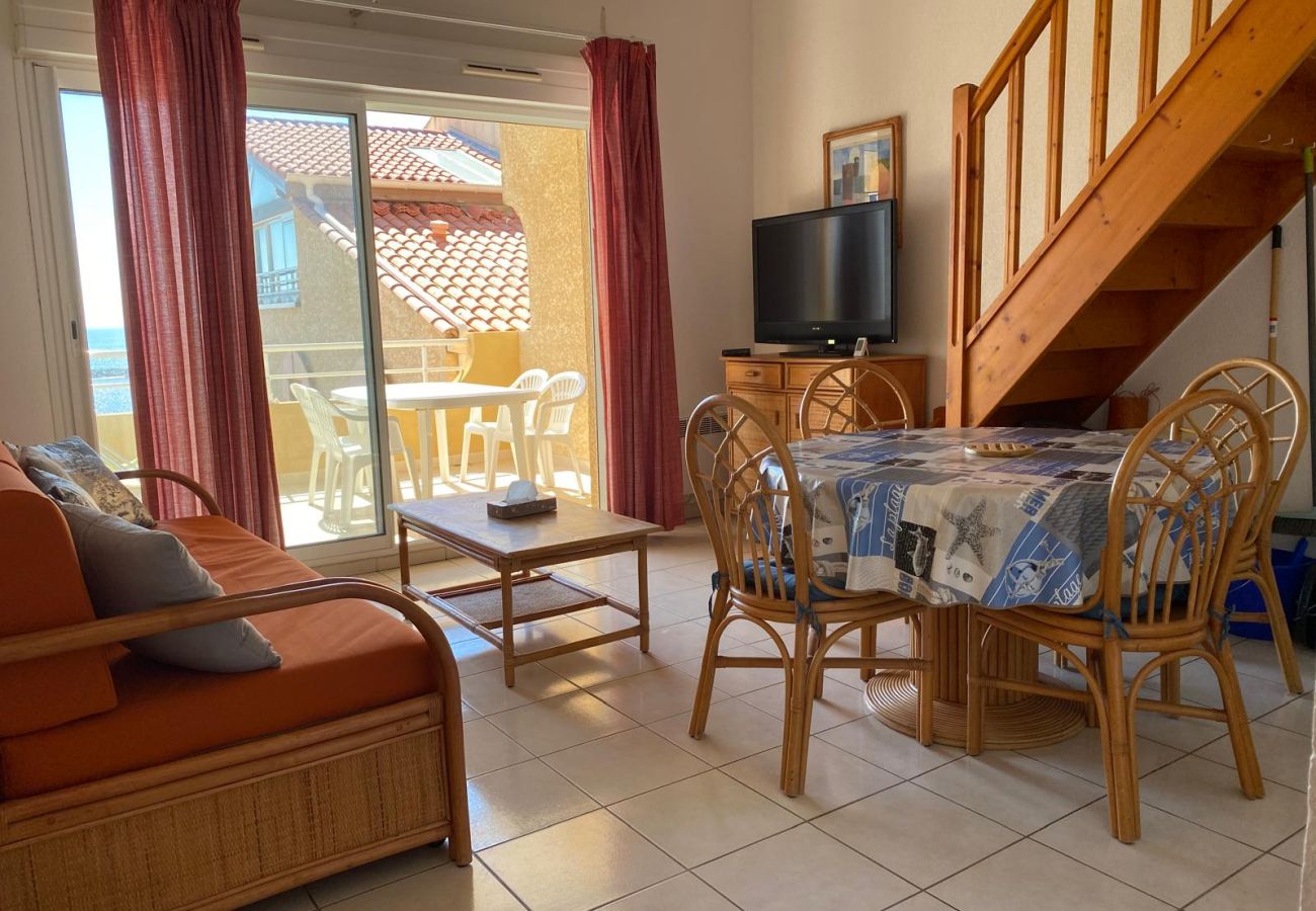Appartement à Valras-Plage - ALIZEA BEACH - A 50m de la plage, appartement pour 6 personnes vue mer.