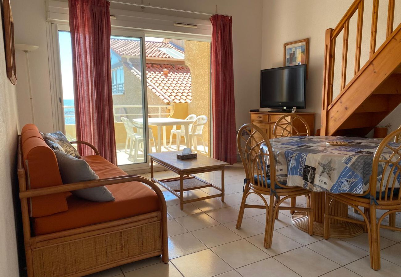 Appartement à Valras-Plage - ALIZEA BEACH - A 50m de la plage, appartement pour 6 personnes vue mer.