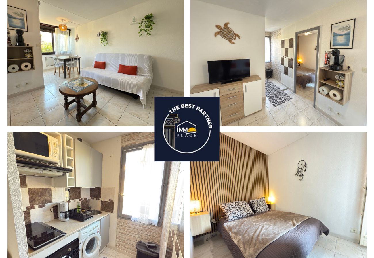 Appartement à Valras-Plage - Jolie T2 à 100m de la plage pour 4 personnes